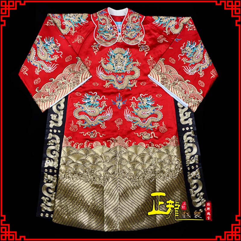 聂拉木皇帝蟒袍全金八宝团龙蟒