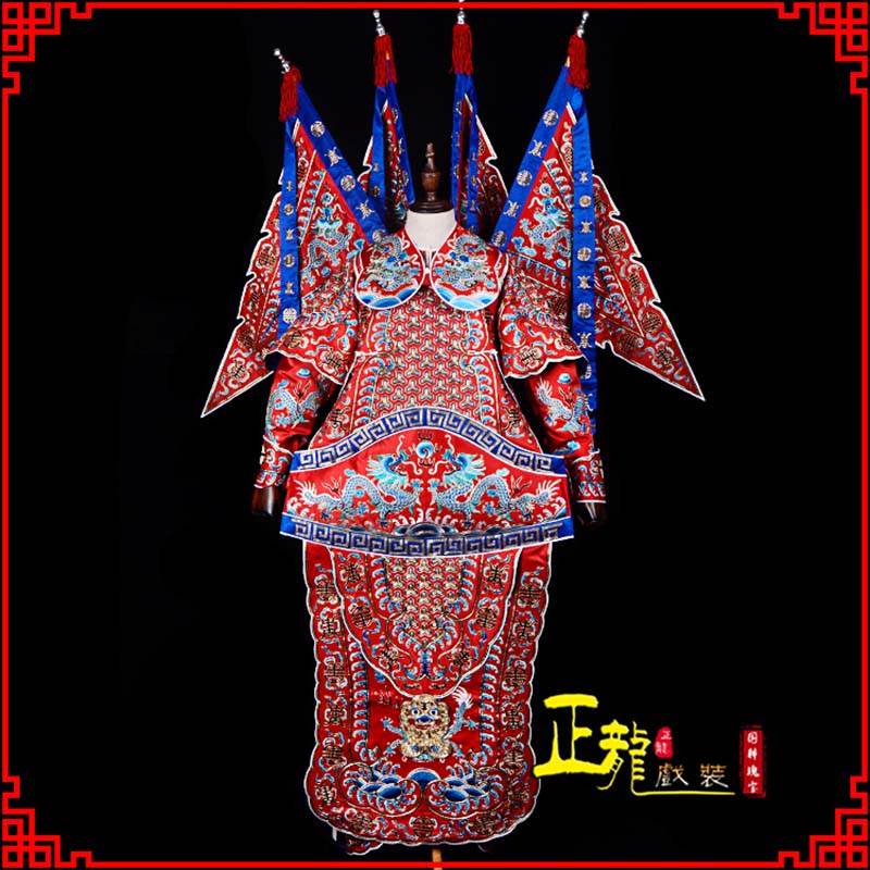 聂拉木武生戏服戏曲武将靠